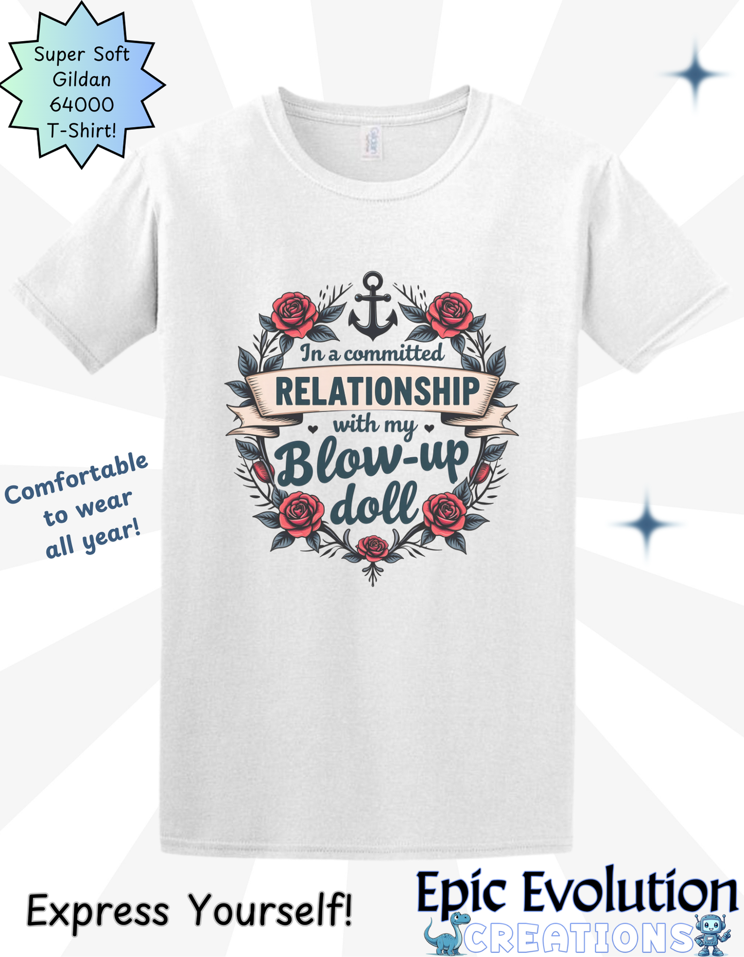 -Valentine's Day Inappropriate T Shirt-Epic Evolution Creations
