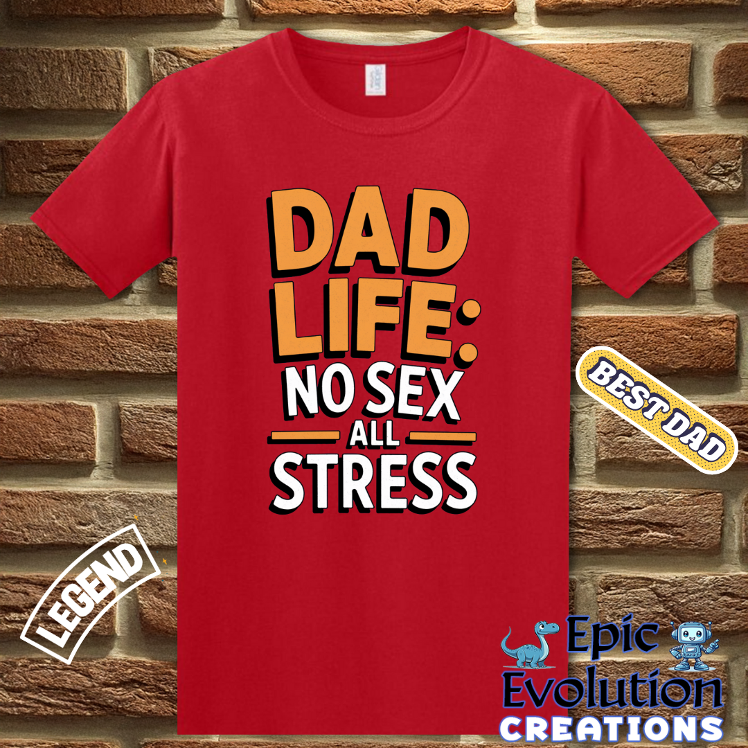 Funny Dad T Shirt Dad Life, Father’s Day Gift Humorous Dad shirt, Sarcastic Shirt for Men with Witty Quotes, Funny Fathers Day T Shirt for Dad, Humor Tee for Dads