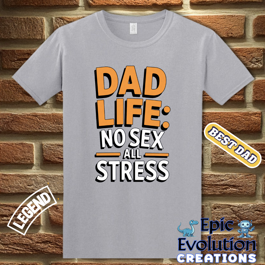 Funny Dad T Shirt Dad Life, Father’s Day Gift Humorous Dad shirt, Sarcastic Shirt for Men with Witty Quotes, Funny Fathers Day T Shirt for Dad, Humor Tee for Dads