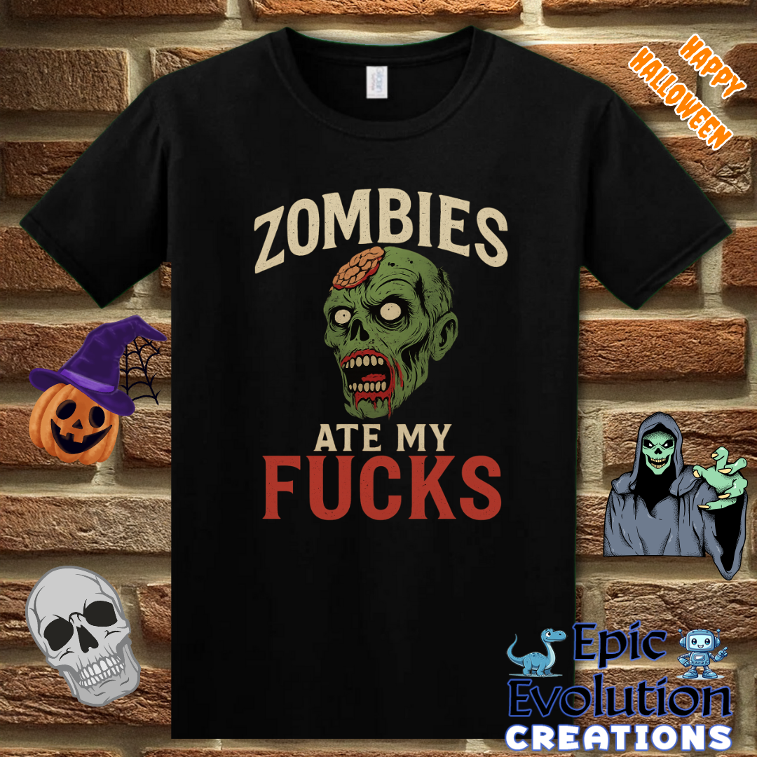 Funny Halloween Zombie T-Shirt