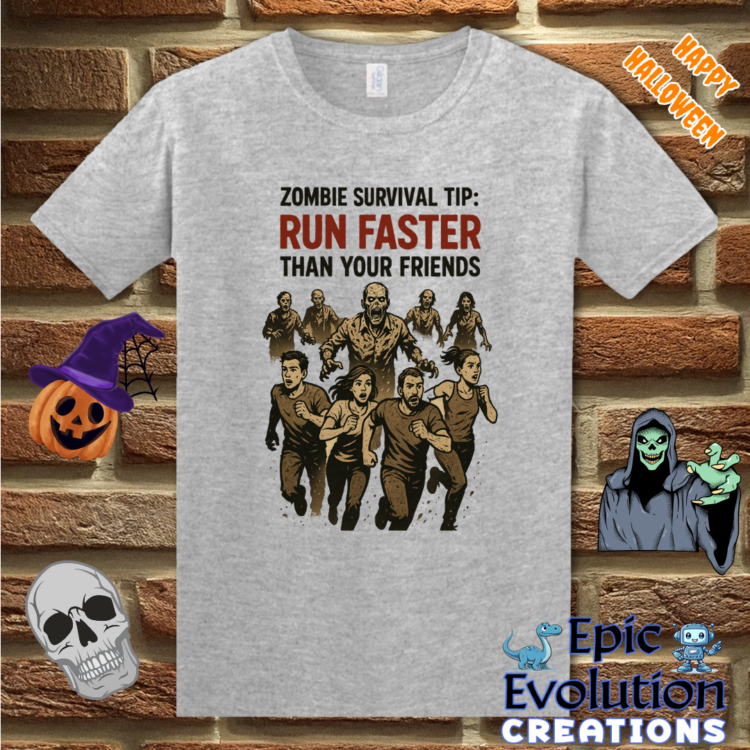 🧟♂️ Zombie Survival Tip T-Shirt