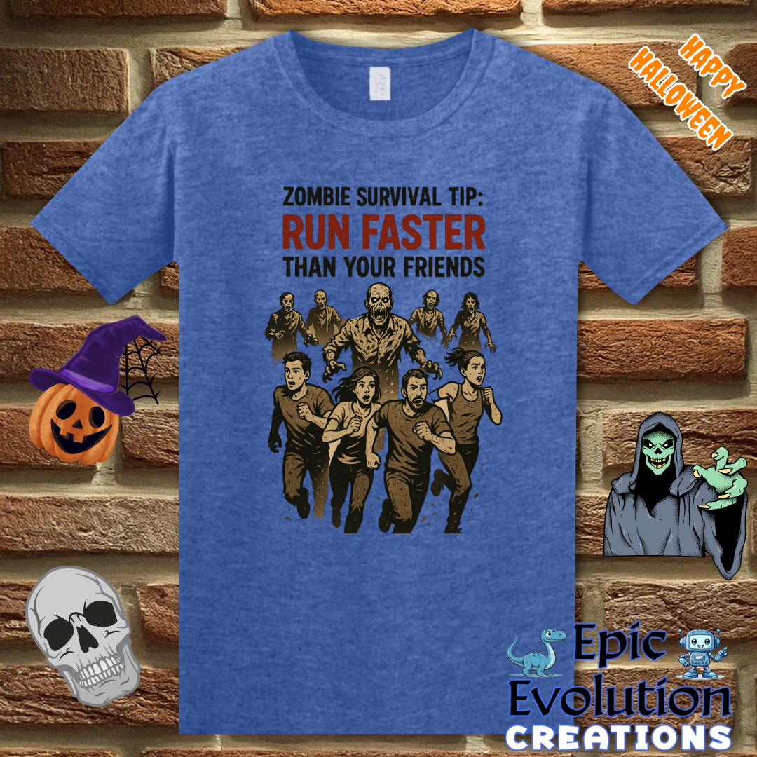 🧟♂️ Zombie Survival Tip T-Shirt
