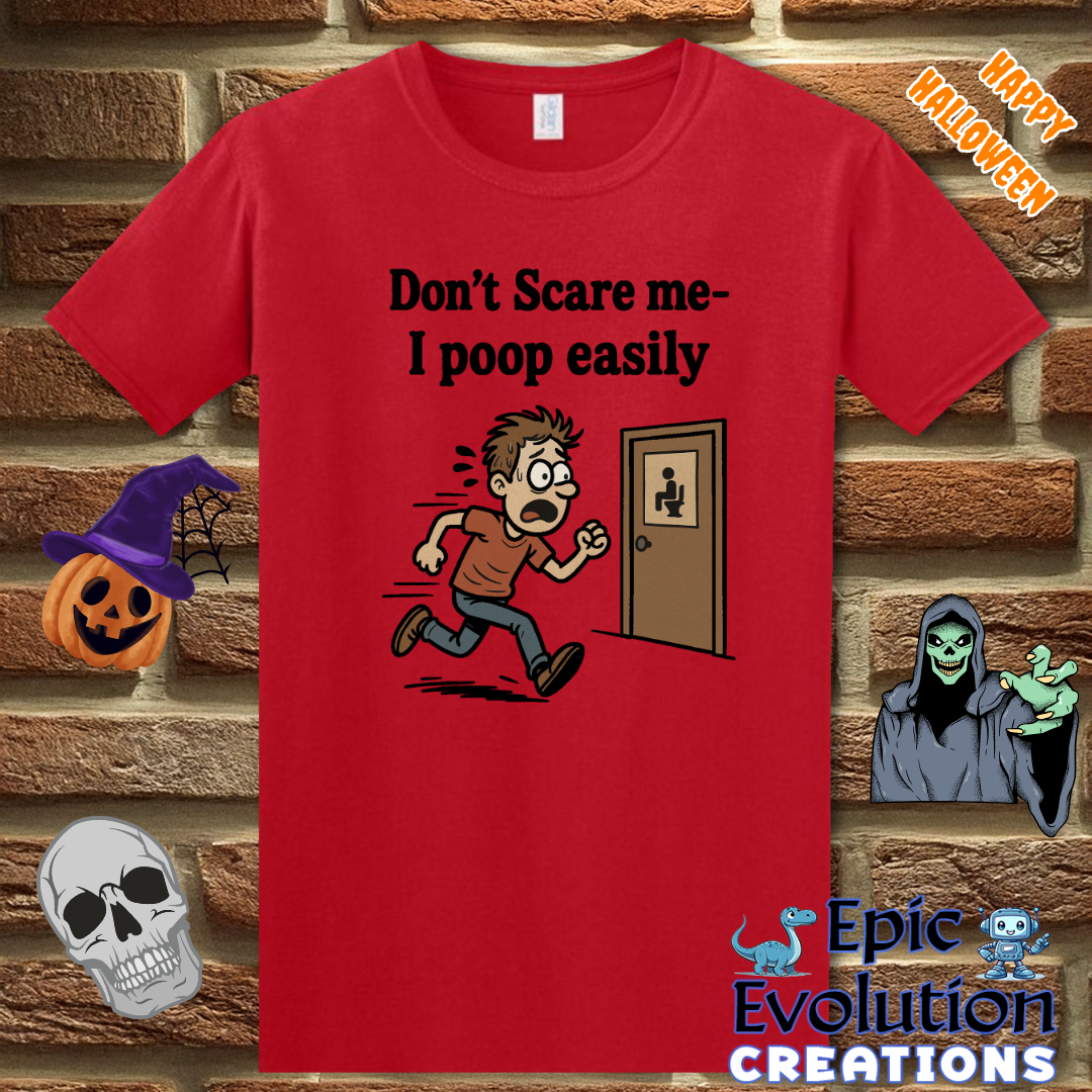 Funny Halloween Poop T-Shirt for Men