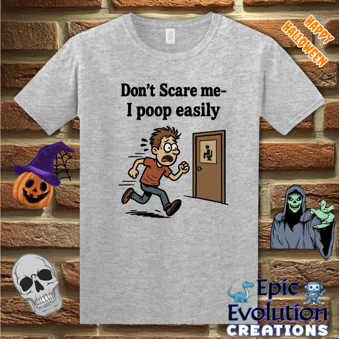 Funny Halloween Poop T-Shirt for Men
