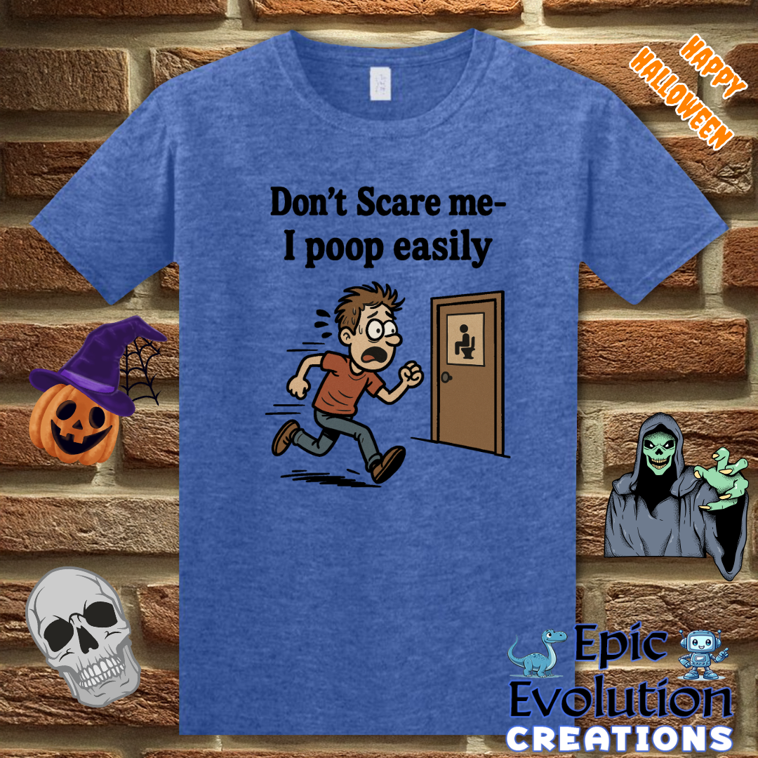 Funny Halloween Poop T-Shirt for Men