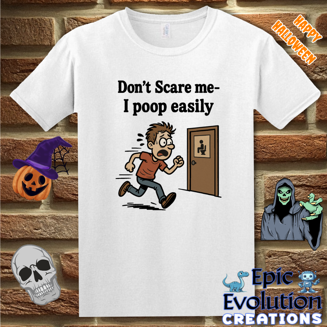 Funny Halloween Poop T-Shirt for Men