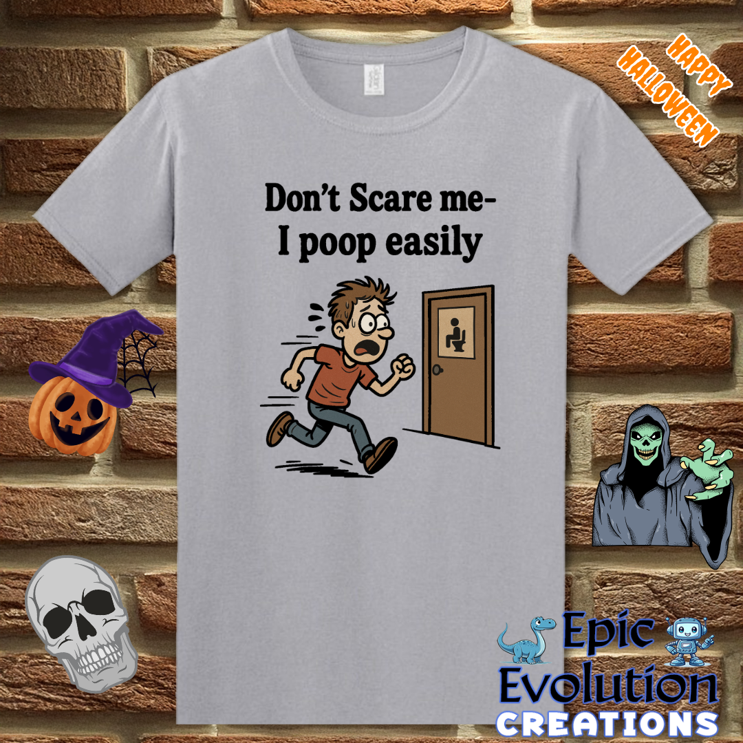 Funny Halloween Poop T-Shirt for Men