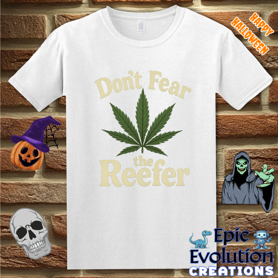 👻 Reefer Funny Halloween T-Shirt for Men and Women
