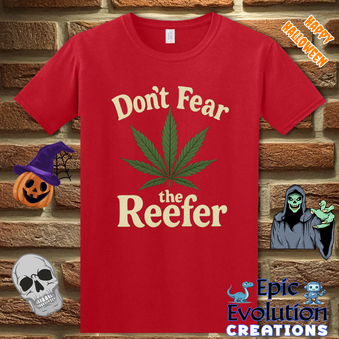 👻 Reefer Funny Halloween T-Shirt for Men and Women