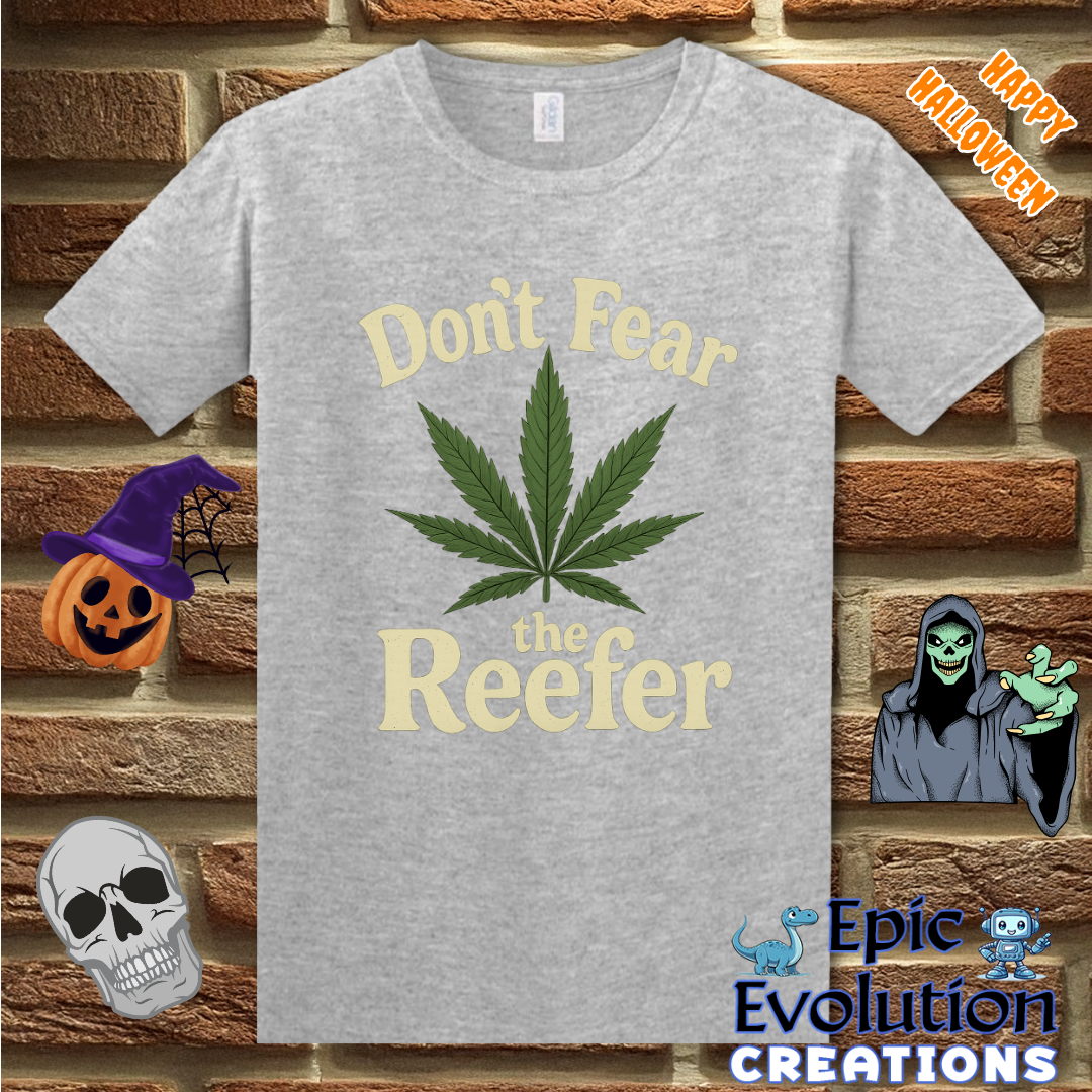 👻 Reefer Funny Halloween T-Shirt for Men and Women