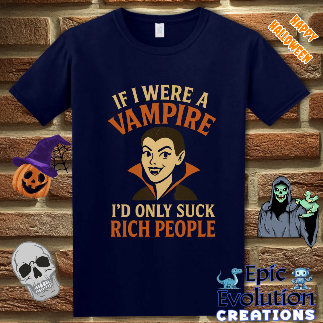 🩸Funny Vampire T-Shirt for Halloween