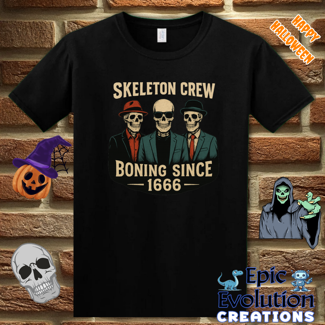 💀Funny Skeleton T-Shirt for Halloween