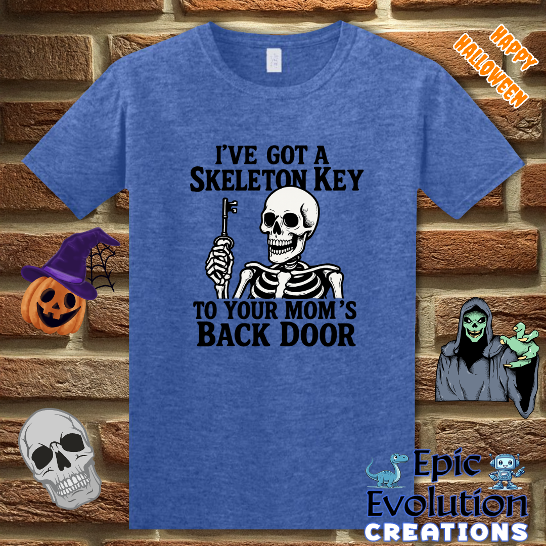 Funny Halloween Skeleton T-Shirt for Men