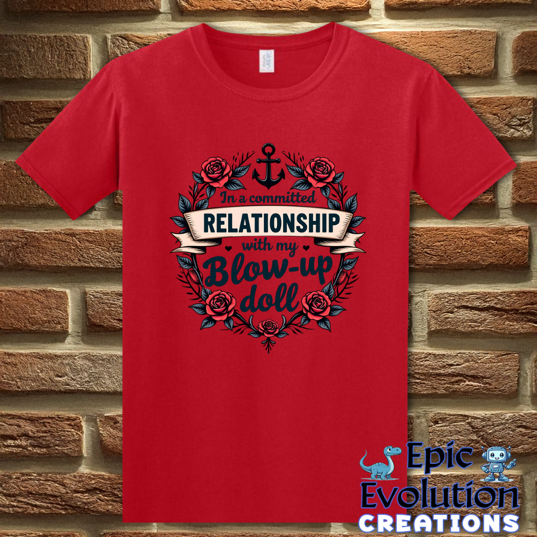 S-Red-Valentine's Day Inappropriate T Shirt-Epic Evolution Creations