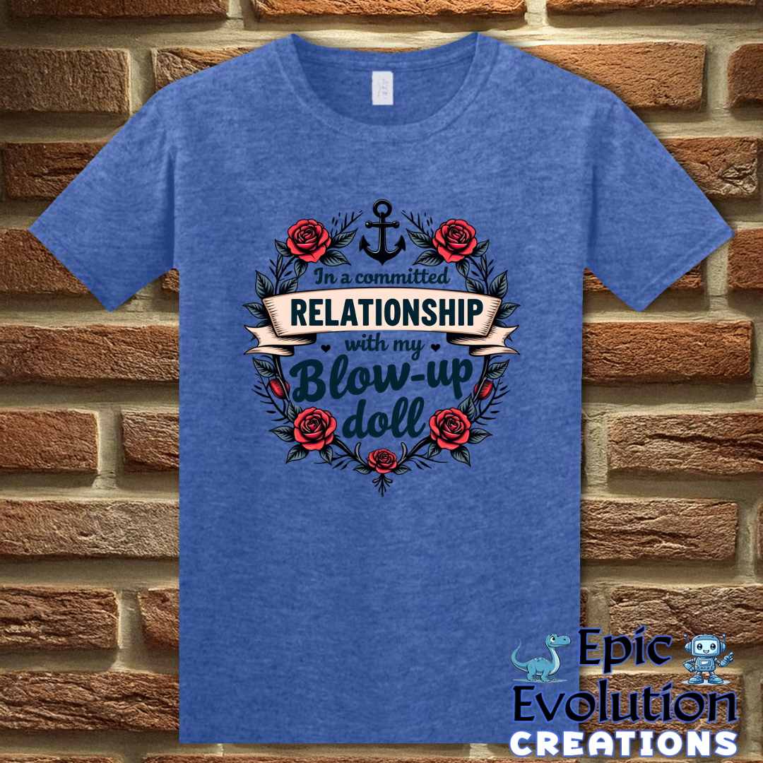 S-Heather Royal-Valentine's Day Inappropriate T Shirt-Epic Evolution Creations