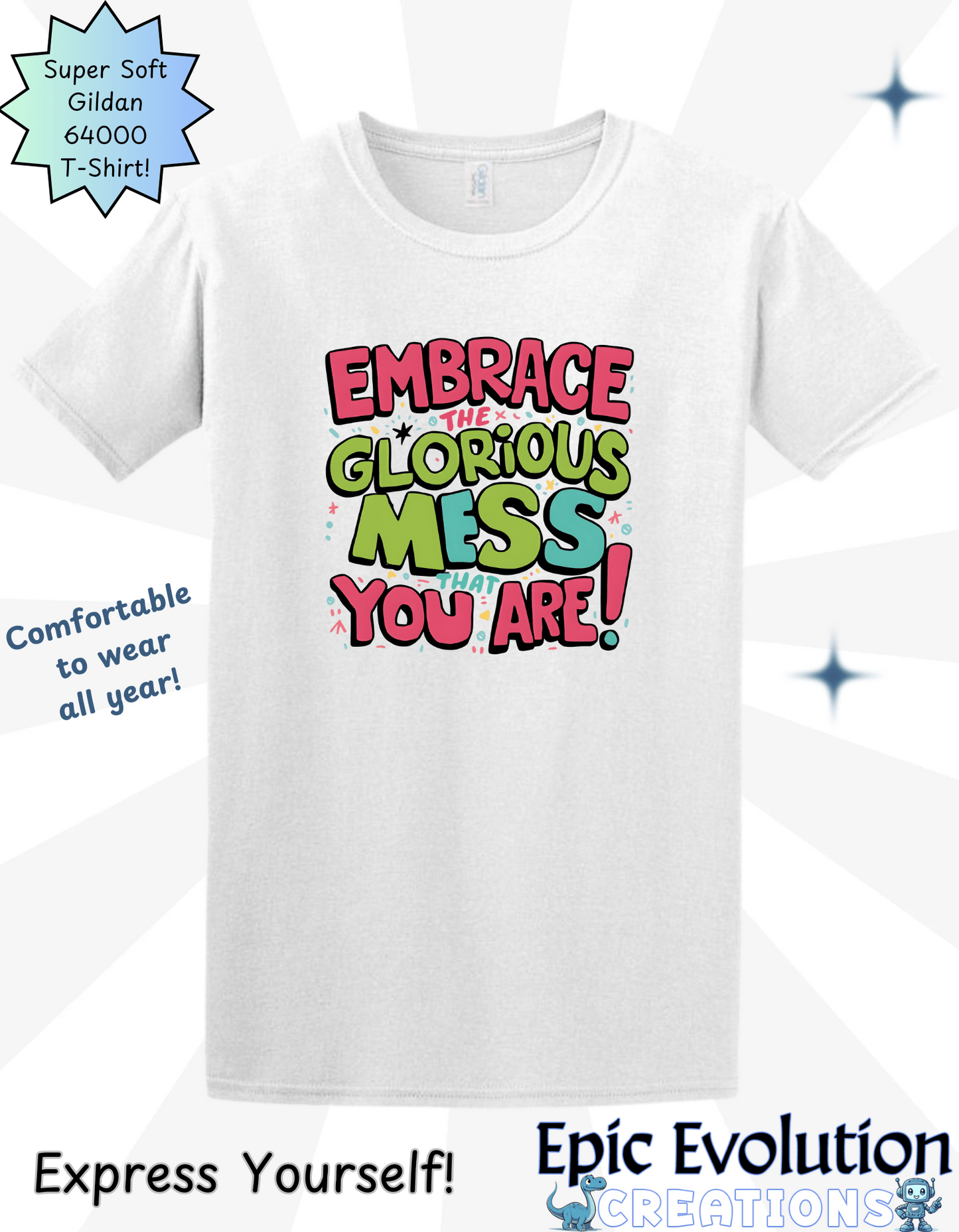 T-Shirt Funny Self-Love T Shirt Epic Evolution Creations