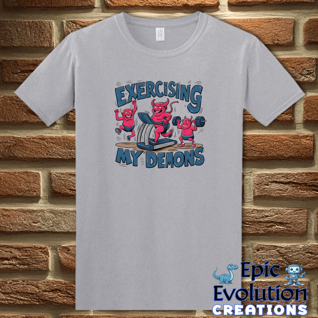 T-Shirt S / Graphite Heather Funny Workout T Shirt Epic Evolution Creations