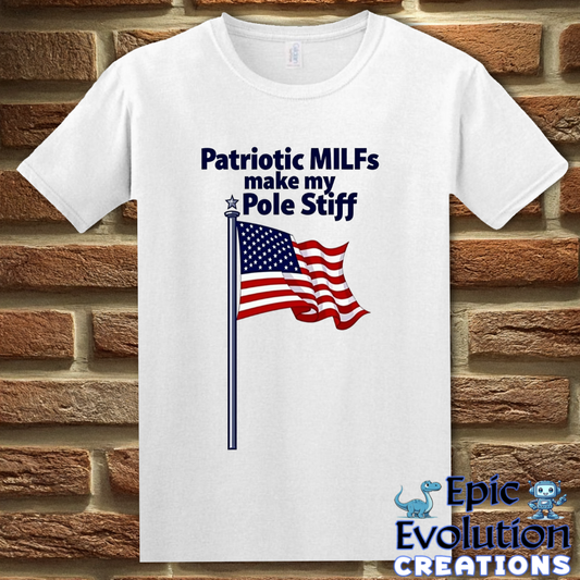 Funny Patriotic MILFs T Shirt