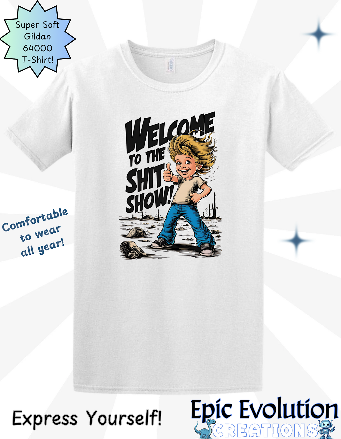 Welcome to the Shit Show Funny T-Shirt, Sarcastic Humor Shirt, Shit Show Funny T Shirt, Adult Humor Shirt, Sarcastic Quotes T-Shirt, Funny