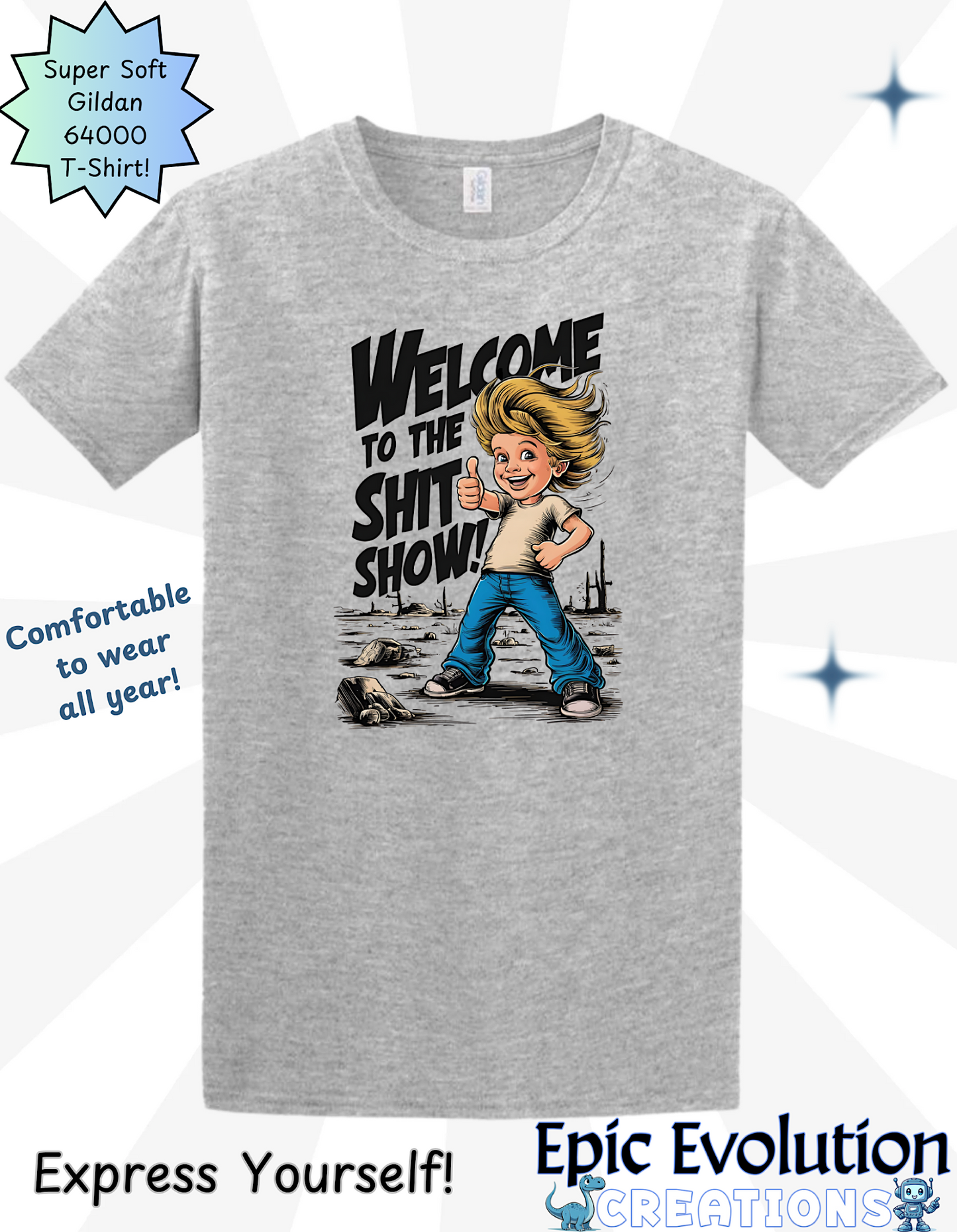 Welcome to the Shit Show Funny T-Shirt, Sarcastic Humor Shirt, Shit Show Funny T Shirt, Adult Humor Shirt, Sarcastic Quotes T-Shirt, Funny