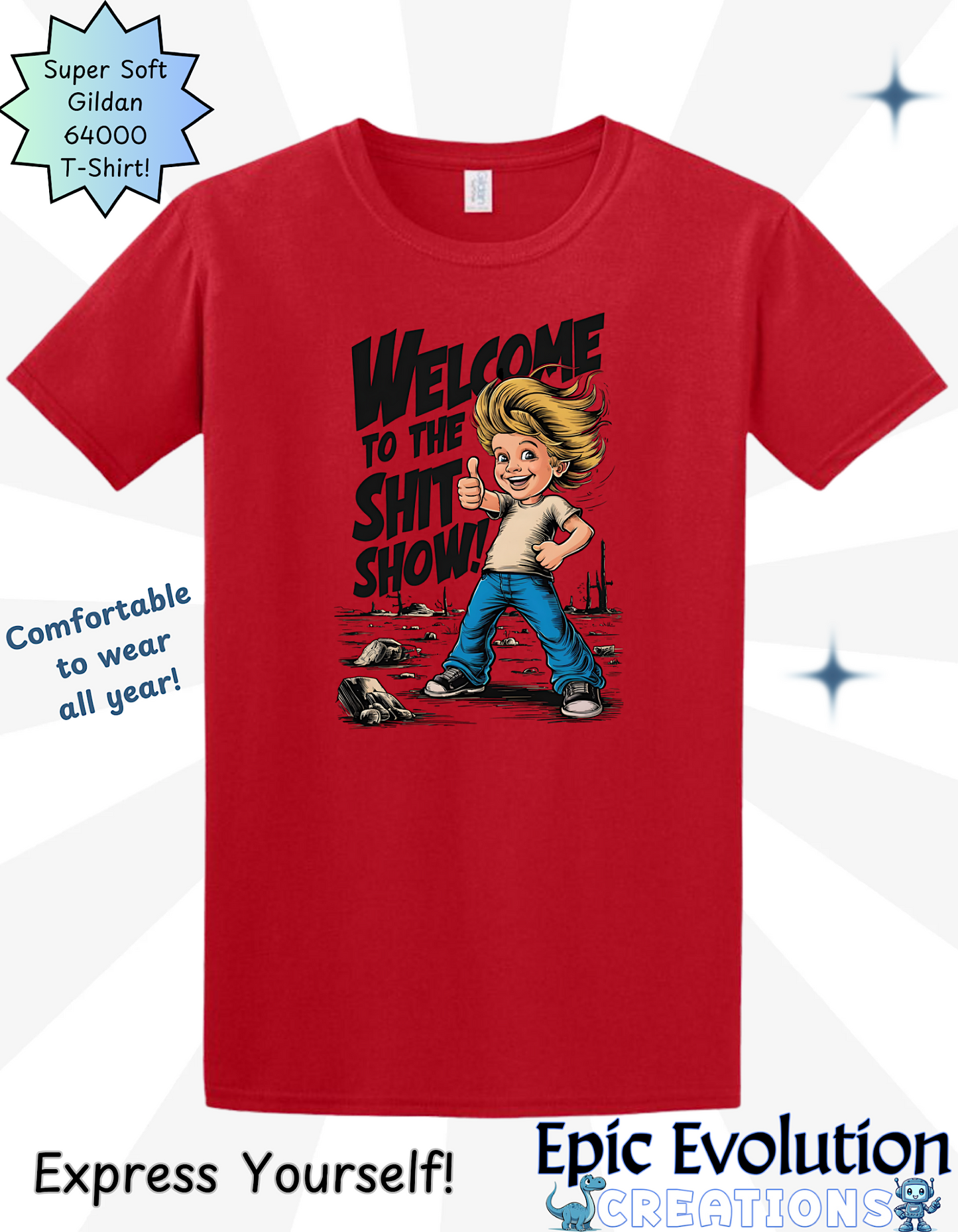 Welcome to the Shit Show Funny T-Shirt, Sarcastic Humor Shirt, Shit Show Funny T Shirt, Adult Humor Shirt, Sarcastic Quotes T-Shirt, Funny