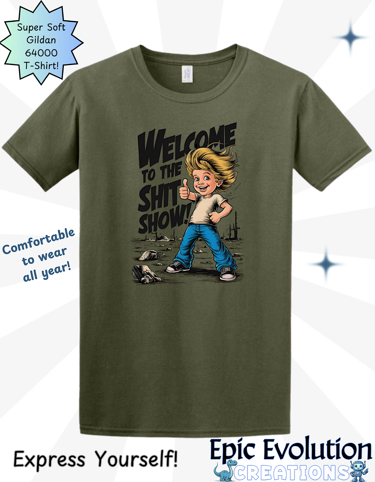 Welcome to the Shit Show Funny T-Shirt, Sarcastic Humor Shirt, Shit Show Funny T Shirt, Adult Humor Shirt, Sarcastic Quotes T-Shirt, Funny