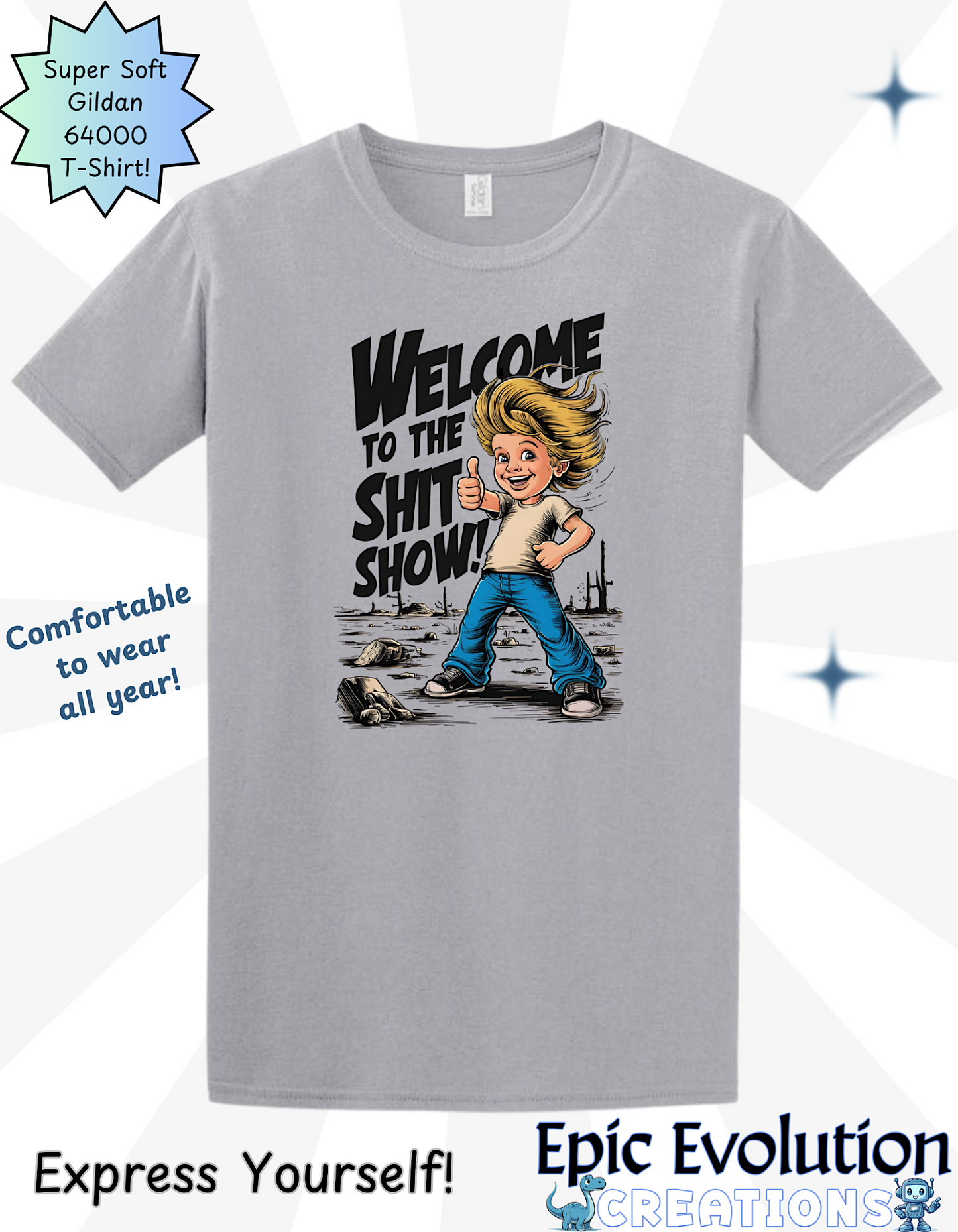 Welcome to the Shit Show Funny T-Shirt, Sarcastic Humor Shirt, Shit Show Funny T Shirt, Adult Humor Shirt, Sarcastic Quotes T-Shirt, Funny