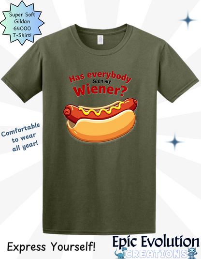 Funny Hot Dog T Shirt