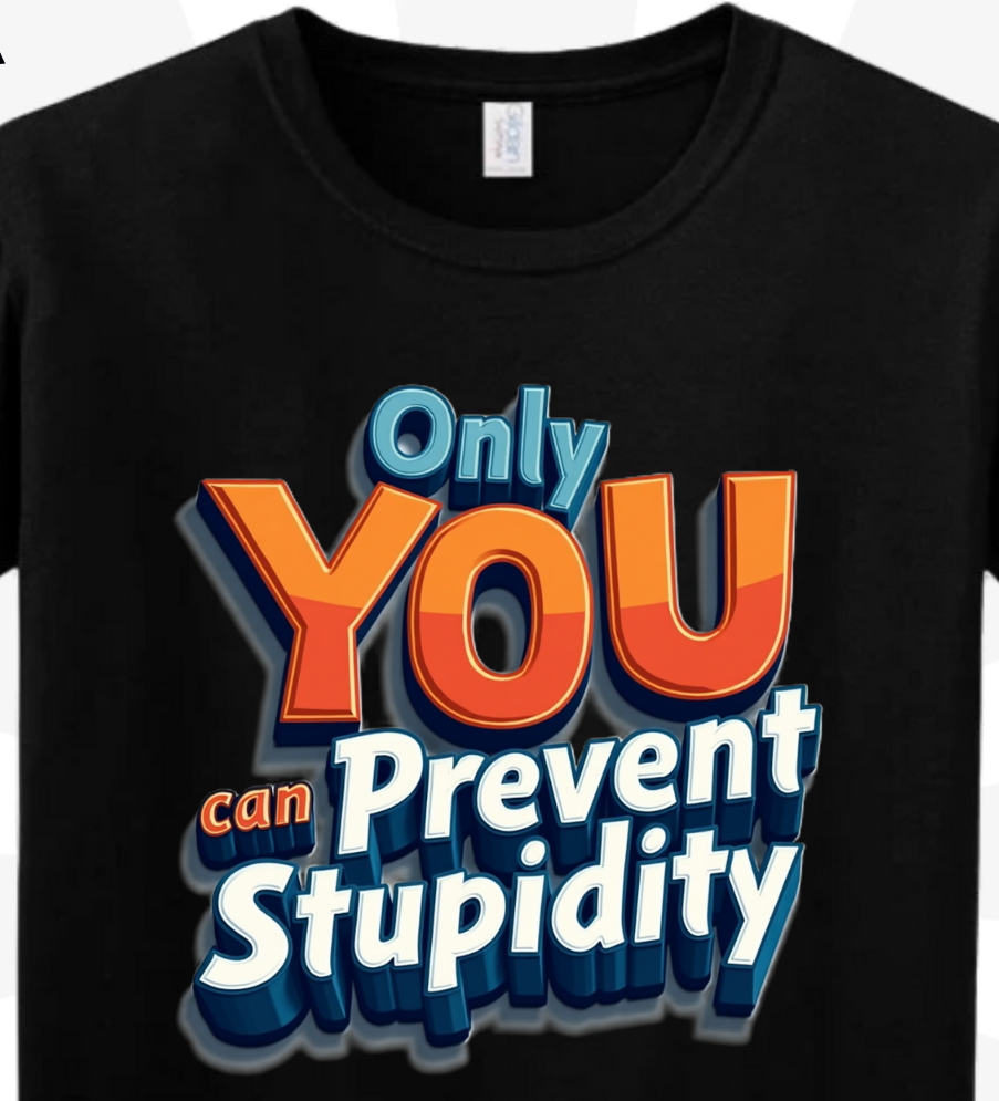 Funny Prevent Stupidity T Shirt