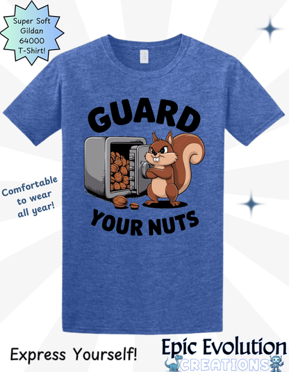 Guard Your Nuts Funny Squirrel T Shirt