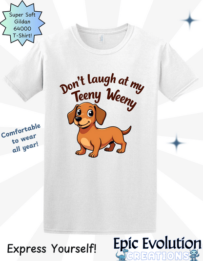 -Funny Wiener Dog T Shirt-Epic Evolution Creations