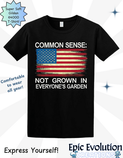 Common Sense Graphic T-Shirt