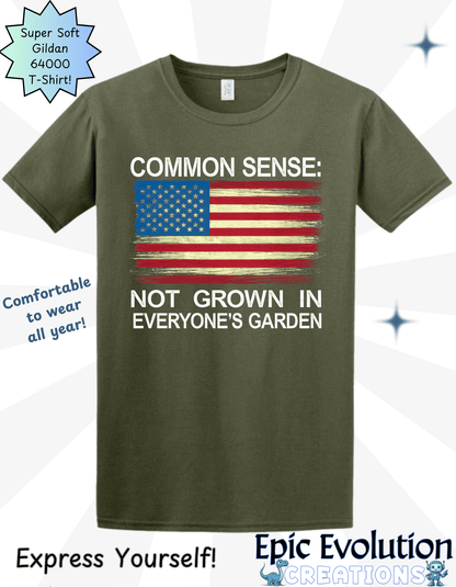 Common Sense Graphic T-Shirt