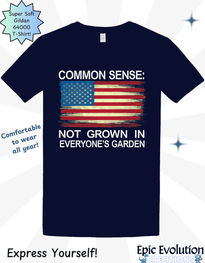 Common Sense Graphic T-Shirt