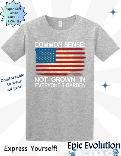 Common Sense Graphic T-Shirt