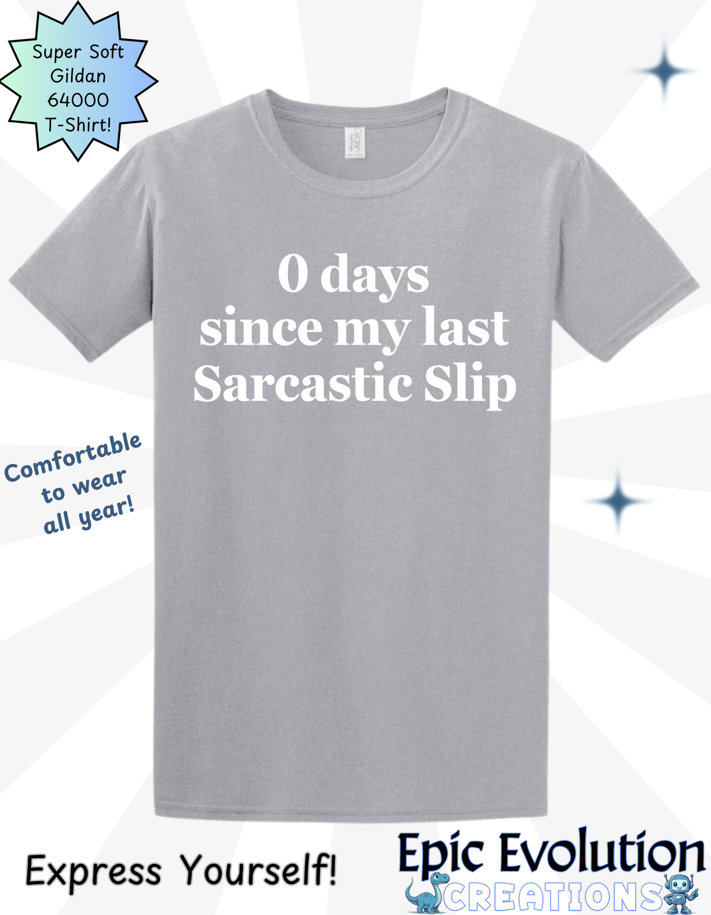 Funny Sarcastic Slip T Shirt