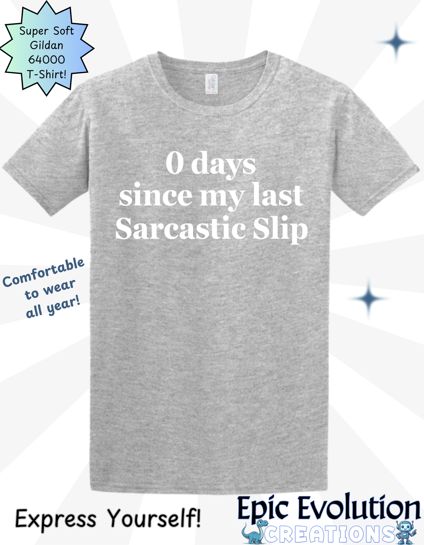 Funny Sarcastic Slip T Shirt