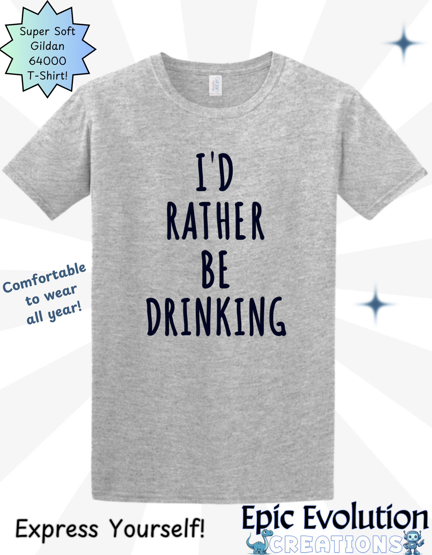 Funny Drinking Quote T-Shirt for Alcohol Lovers