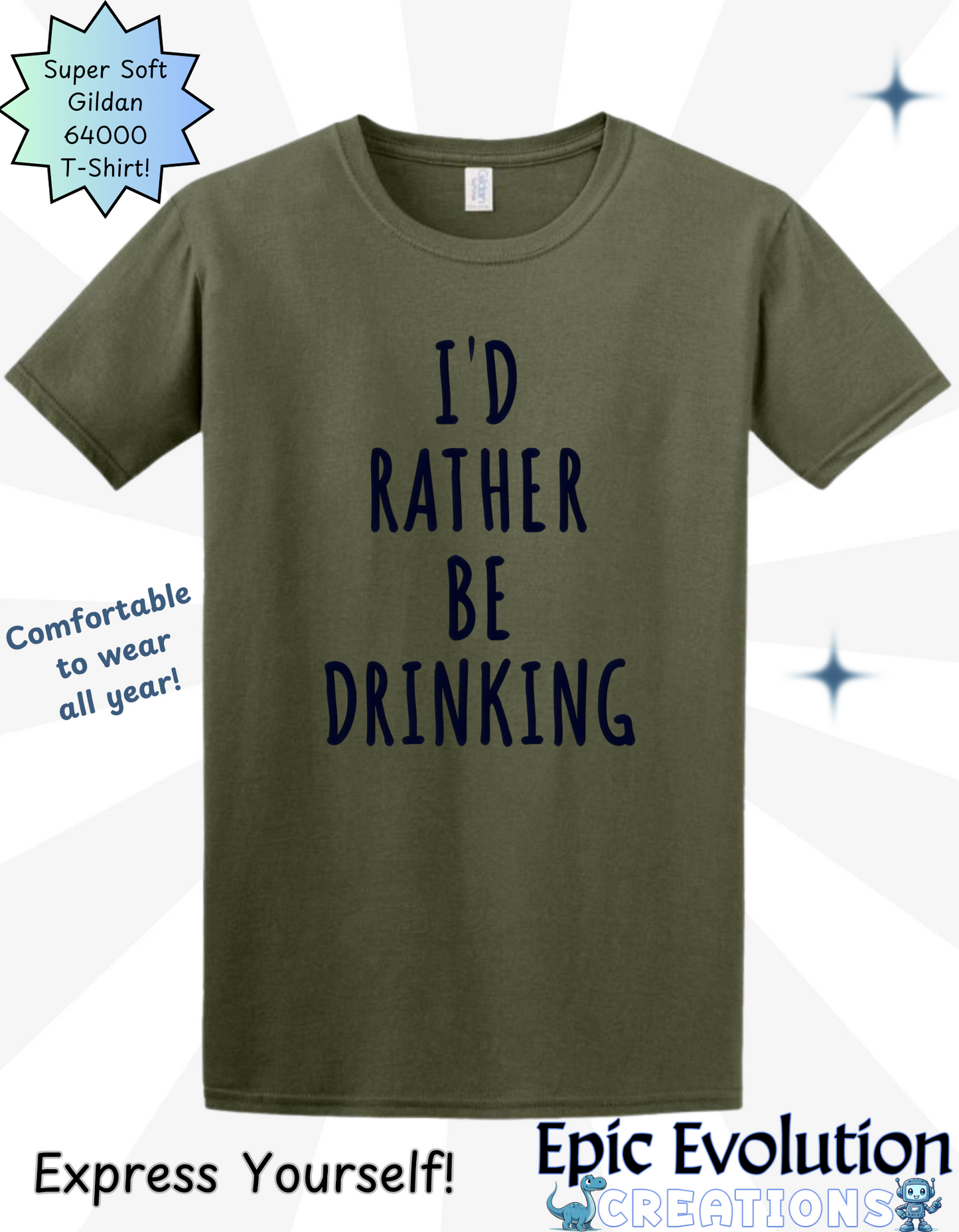 Funny Drinking Quote T-Shirt for Alcohol Lovers