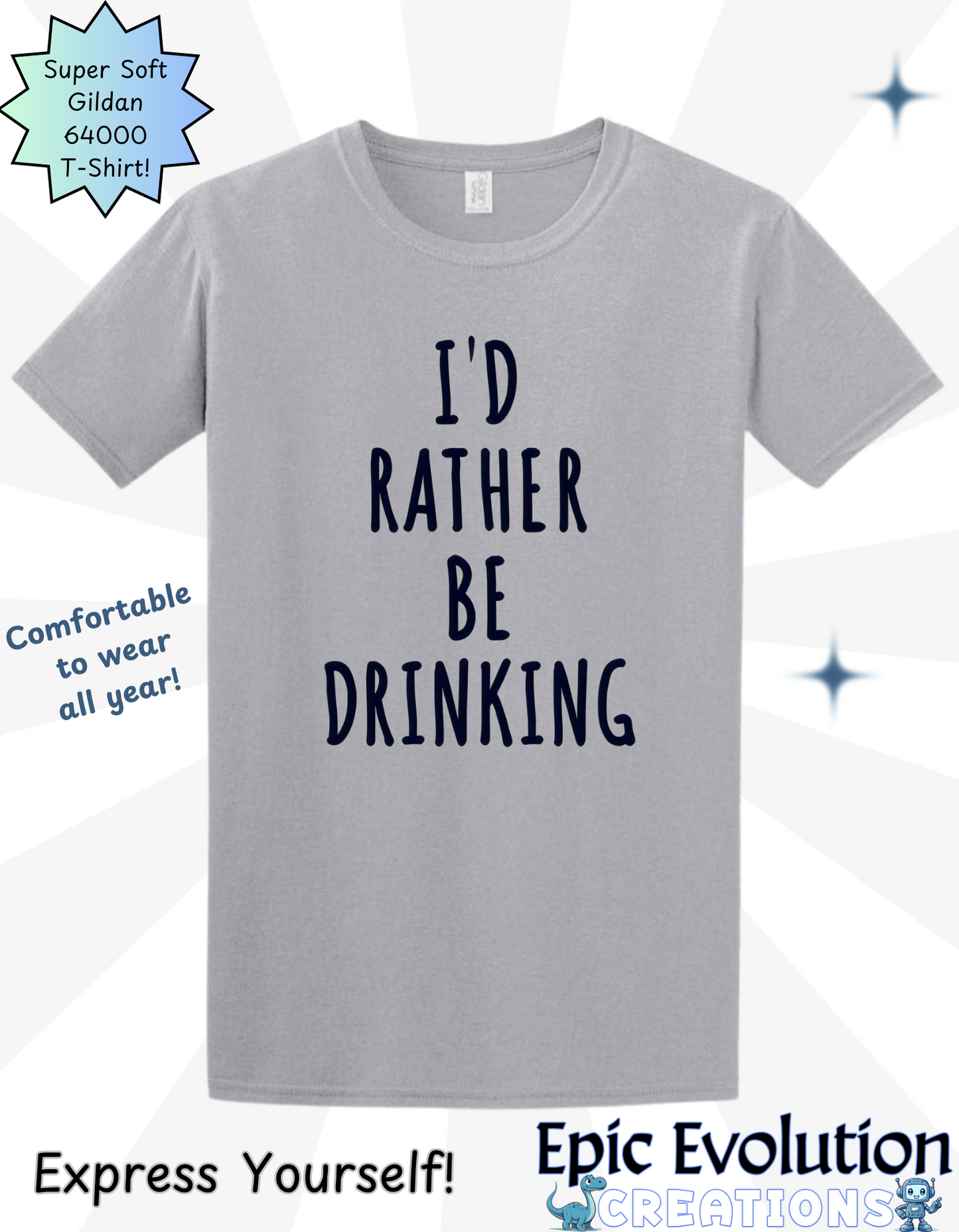 Funny Drinking Quote T-Shirt for Alcohol Lovers