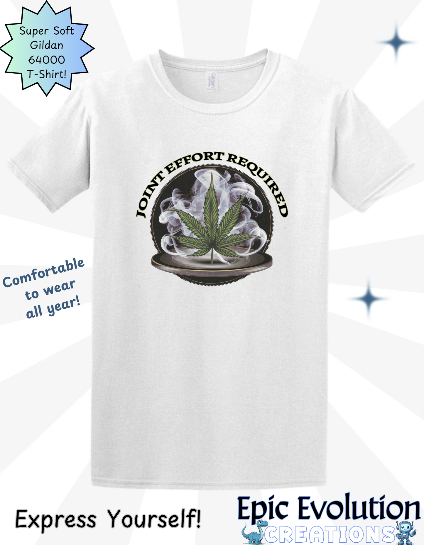 Funny Cannabis Joint T-Shirt