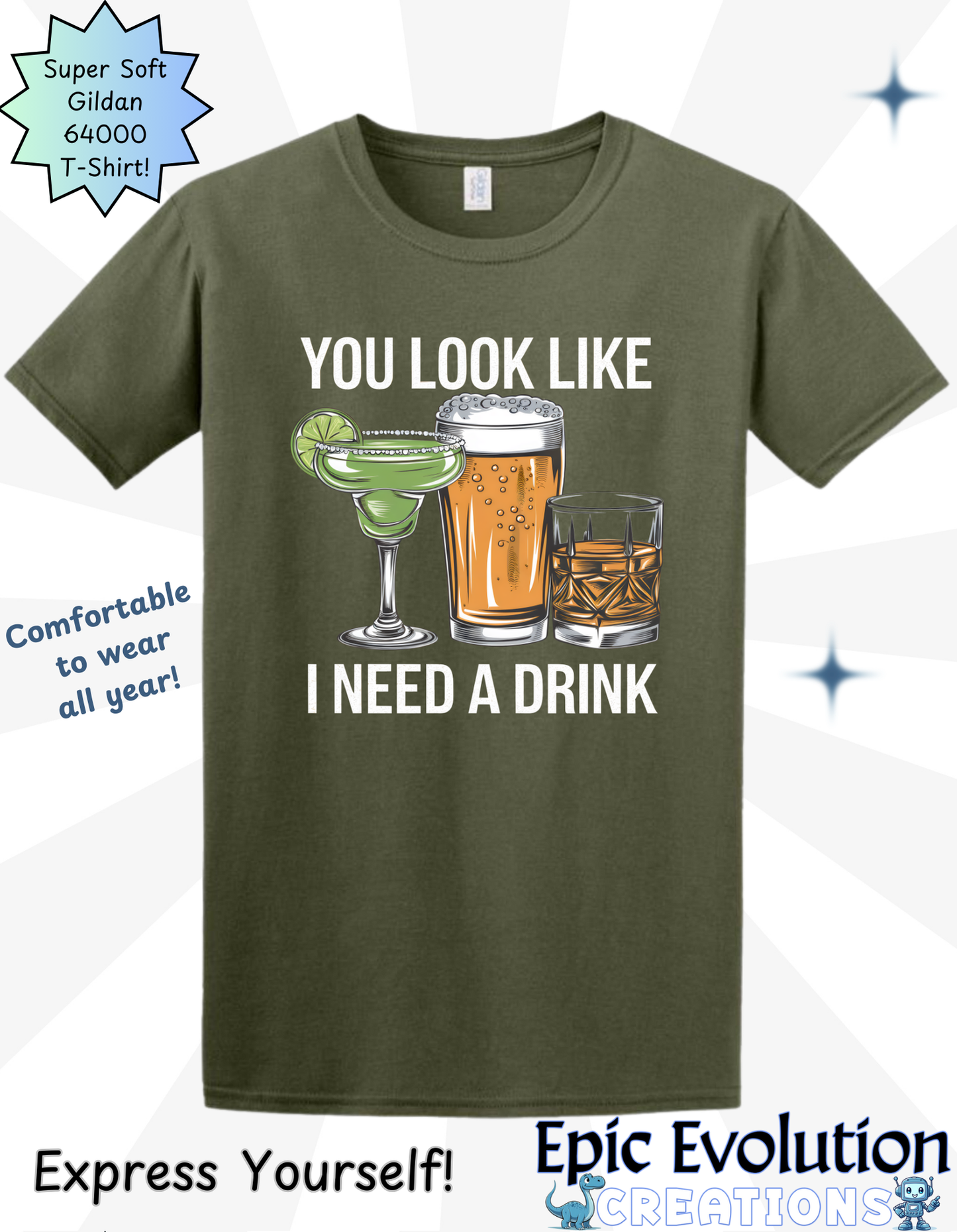 Funny Drinking T Shirt