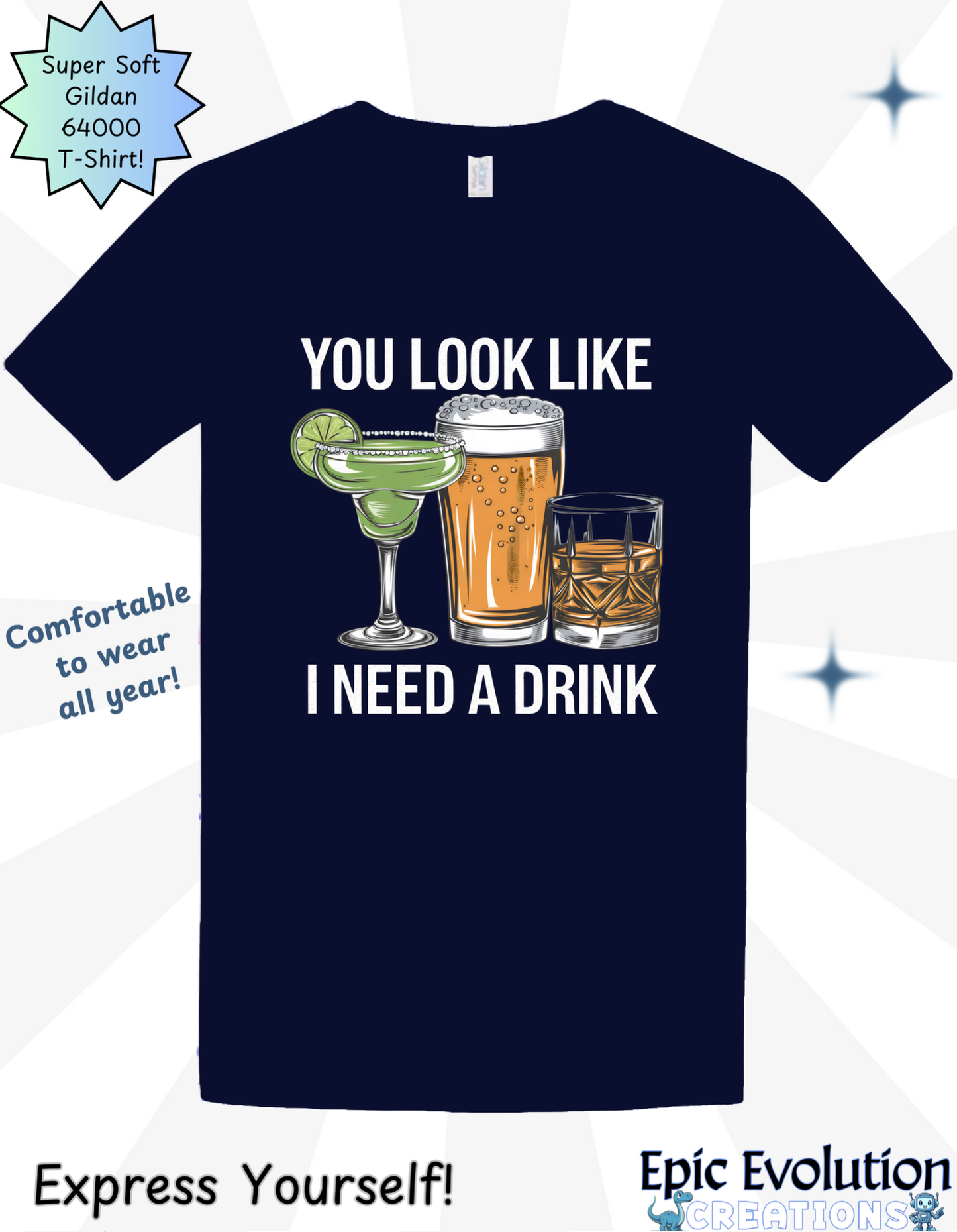 Funny Drinking T Shirt