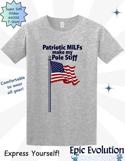 Funny Patriotic MILFs T Shirt