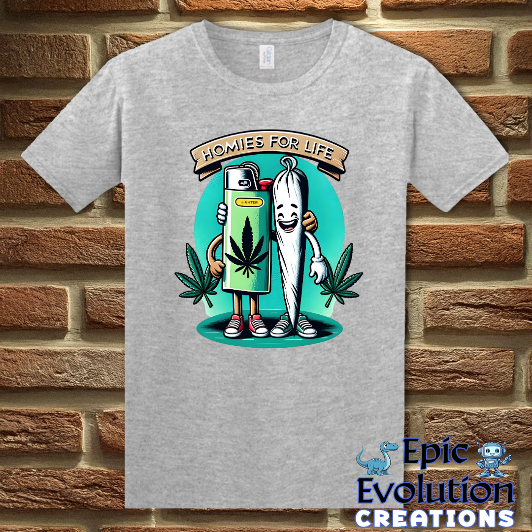 S-Sport Grey-Funny Weed Lighter and Joint Cannabis T-Shirt-Epic Evolution Creations