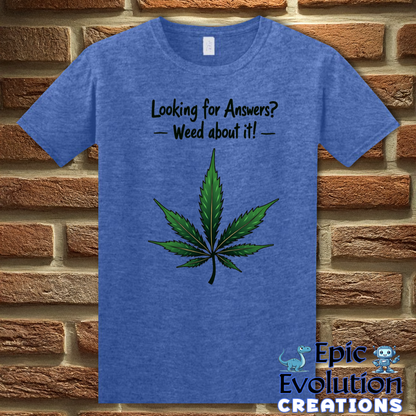 S-Heather Royal-Funny Weed 420 Lifestyle T Shirt-Epic Evolution Creations