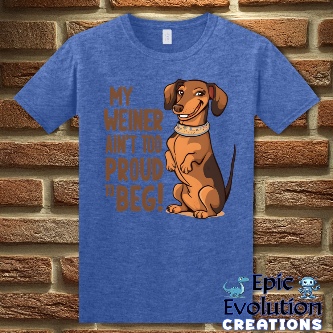 -Dachshund Wiener Funny Shirt-Epic Evolution Creations