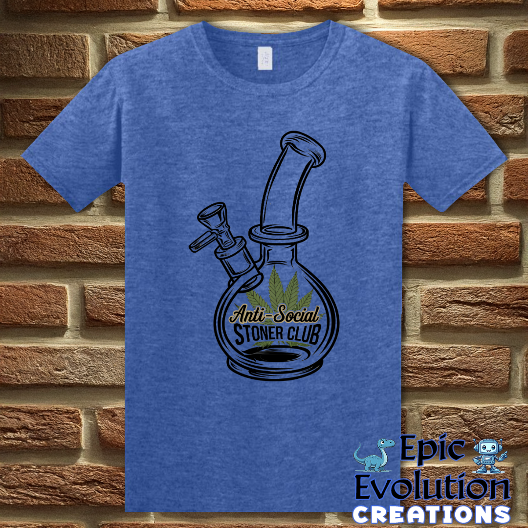 S-Heather Royal-Funny Stoner Quote Shirt for Cannabis Lovers-Epic Evolution Creations