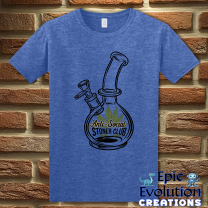 S-Heather Royal-Funny Stoner Quote Shirt for Cannabis Lovers-Epic Evolution Creations