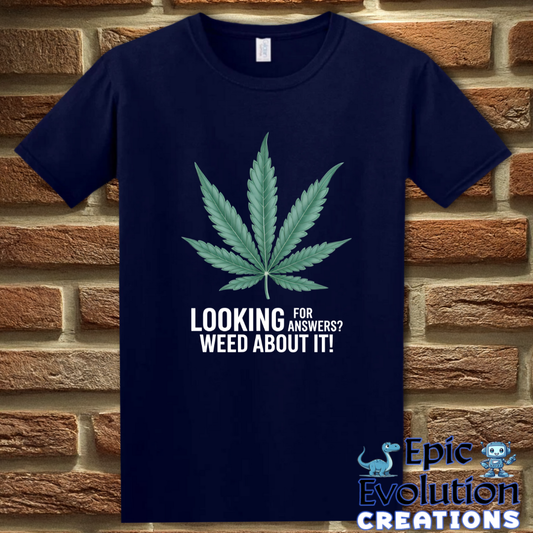 S-Navy-Funny Weed 420 Lifestyle T Shirt-Epic Evolution Creations